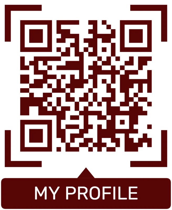 QR code with clear printed call-to-action text nearby.