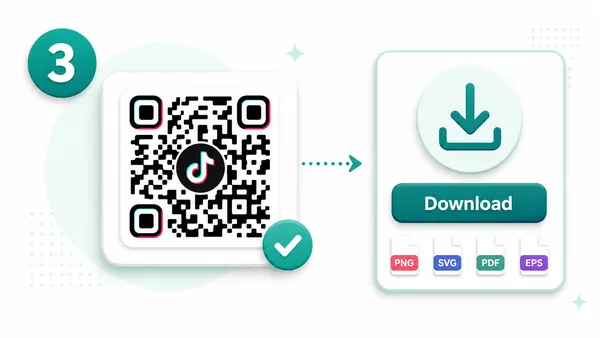 TikTok QR code generator - step 3