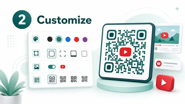 YouTube QR code generator - step 2
