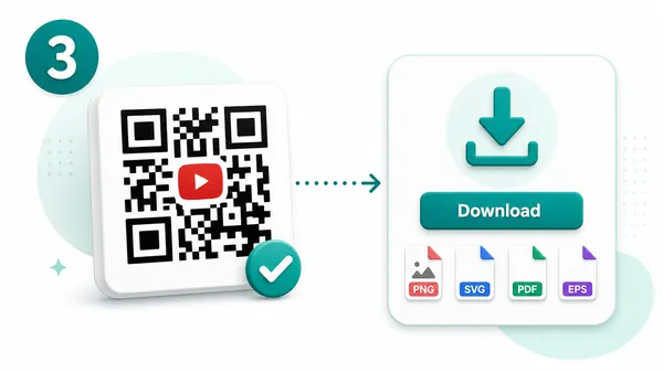 YouTube QR code generator - step 3